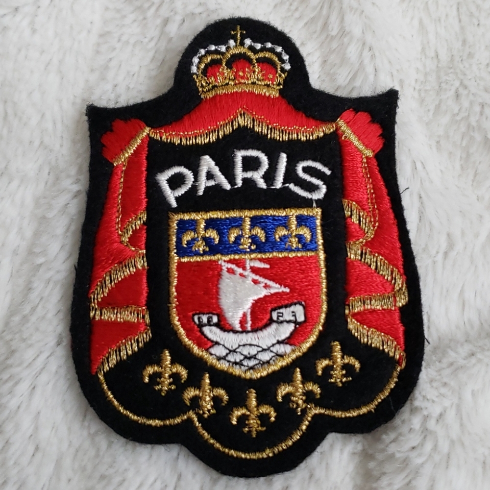Vintage Paris Coat of Arms Patch